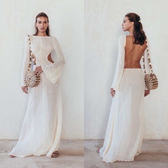 Cult Gaia Kamira Maxi Coverup M - Picture 14 of 14